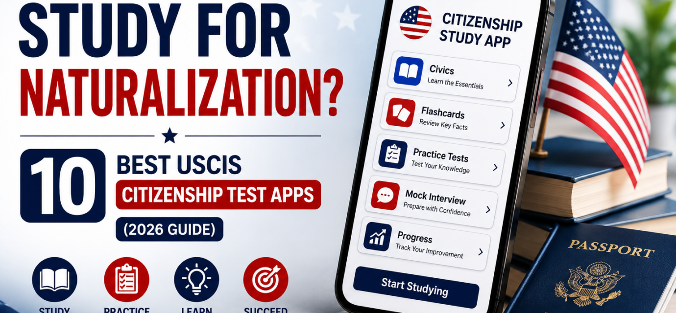 Is There an App to Study for Naturalization? Best USCIS Citizenship Test Apps 2026